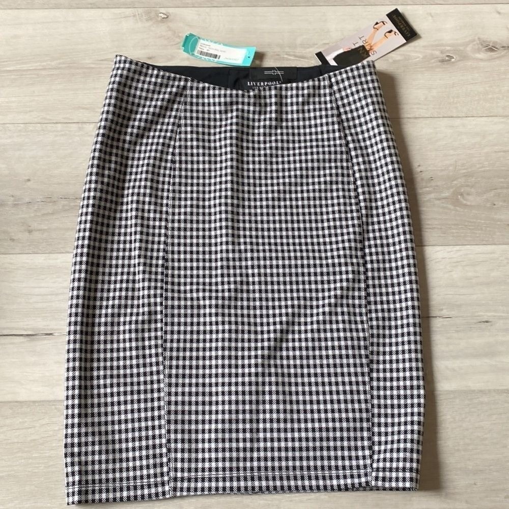 Liverpool Reese High Rise Skirt Navy 4P Stitch Fix New With Tags